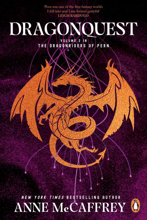 Book cover of Dragonquest: a captivating and breathtaking epic fantasy from one of the most influential fantasy and SF novelists of her generation (The Dragon Books #2)