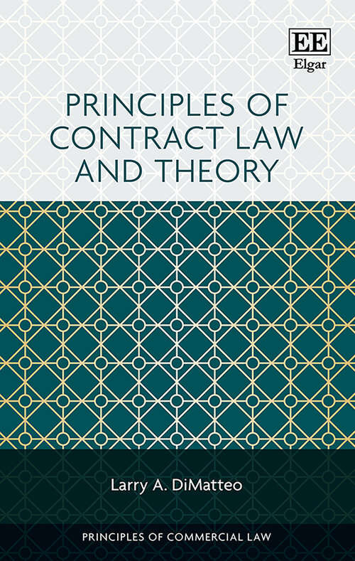 Book cover of Principles of Contract Law and Theory (Principles of Commercial Law series)