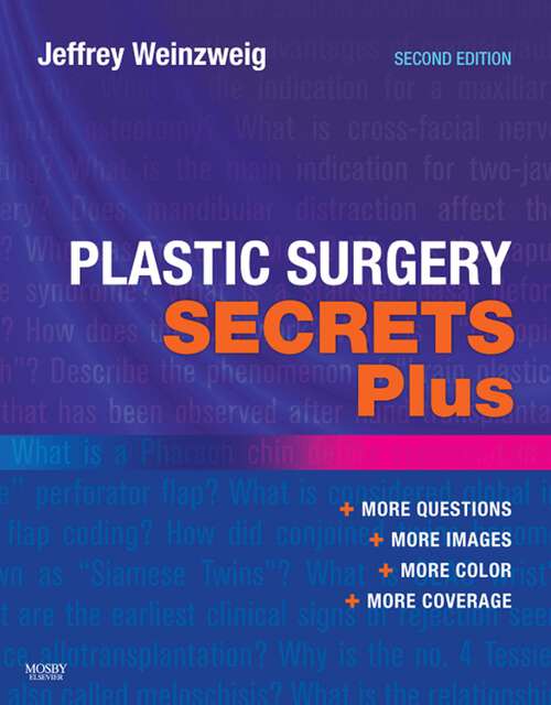 Book cover of Plastic Surgery Secrets Plus: Plastic Surgery Secrets Plus (2) (Secrets)