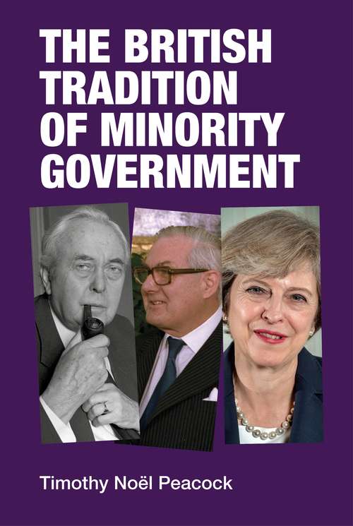 Book cover of The British tradition of minority government
