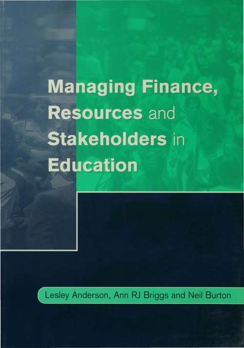 Book cover of Managing Finance, Resources and Stakeholders in Education