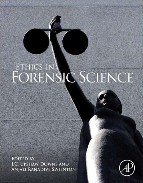 Book cover of Ethics in Forensic Science