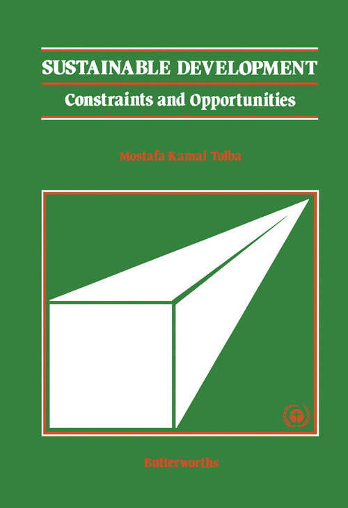 Book cover of Sustainable Development: Constraints and Opportunities