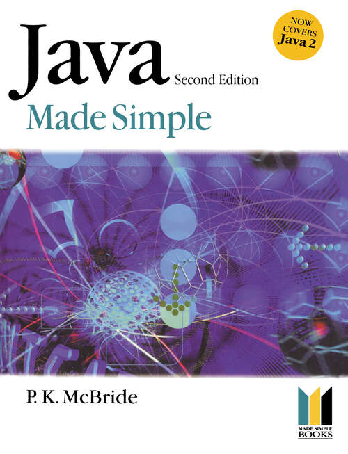 Book cover of Java Made Simple (2)