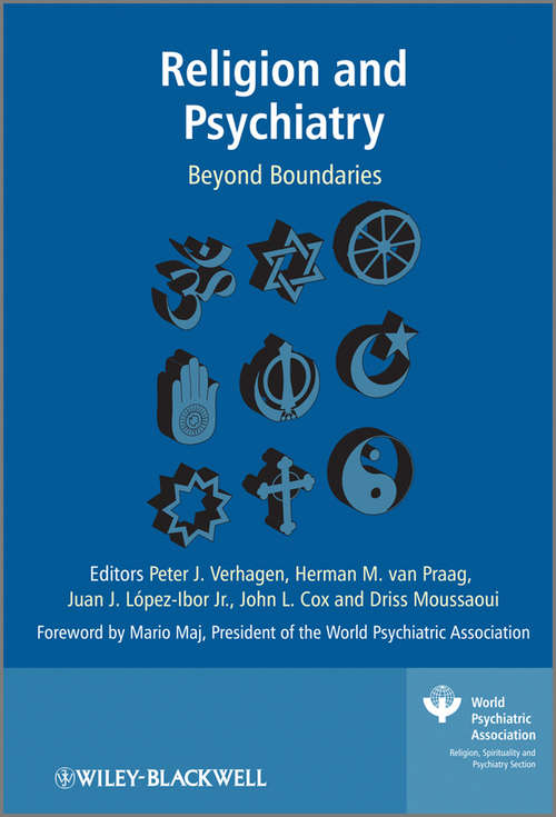 Book cover of Religion and Psychiatry: Beyond Boundaries (World Psychiatric Association #31)