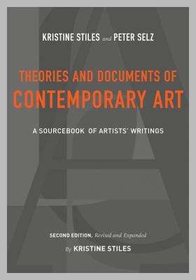 Book cover of Theories and Documents of Contemporary Art (PDF)