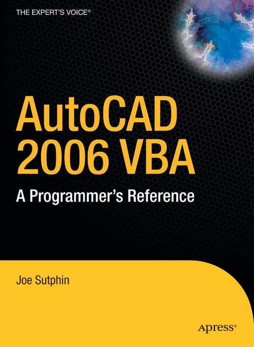 Book cover of AutoCAD 2006 VBA: A Programmer's Reference (2nd ed.)