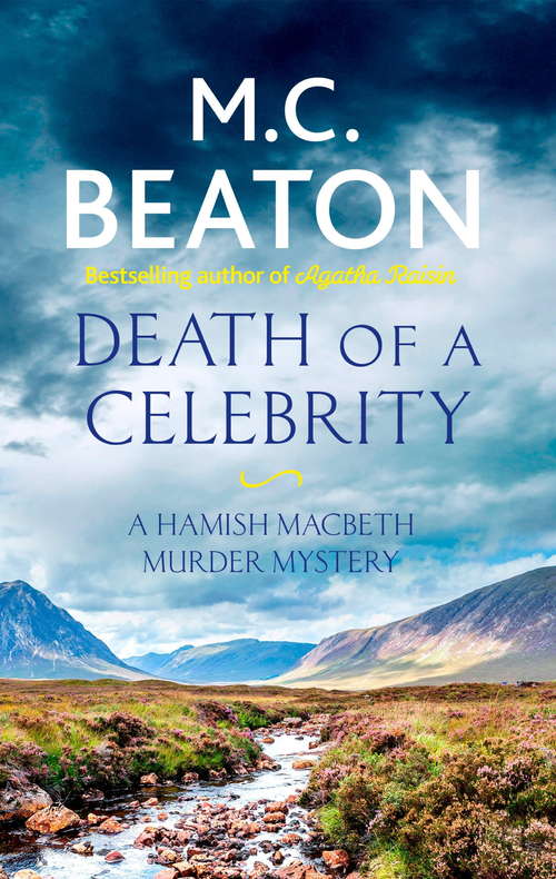 Book cover of Death of a Celebrity (Hamish Macbeth #35)