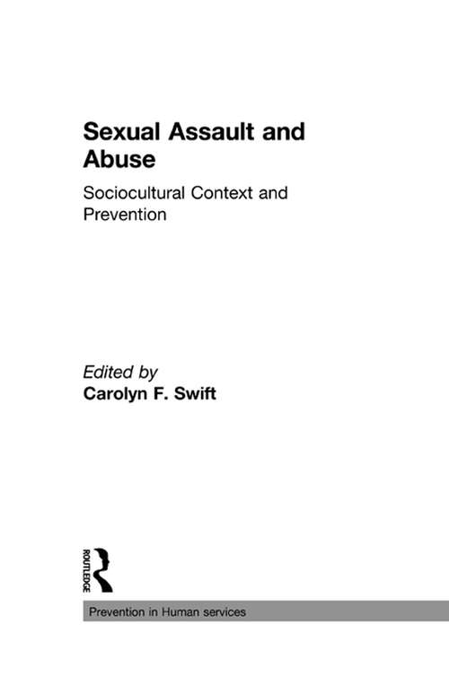 Book cover of Sexual Assault and Abuse: Sociocultural Context of Prevention