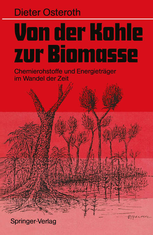 Book cover of Von der Kohle zur Biomasse: Chemierohstoffe und Energieträger im Wandel der Zeit (1989)