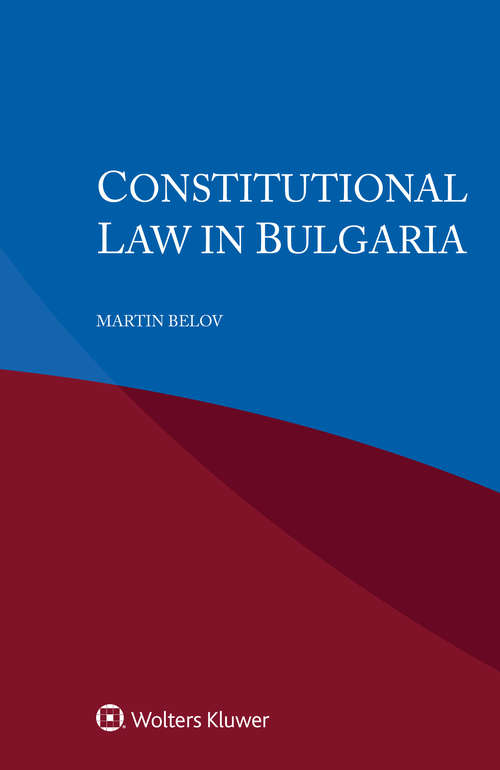 Book cover of Constitutional Law in Bulgaria