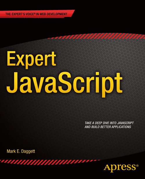 Book cover of Expert JavaScript (1st ed.)