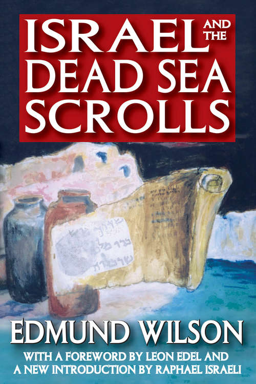 Book cover of Israel and the Dead Sea Scrolls