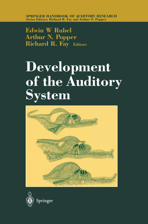 Book cover of Development of the Auditory System (1998) (Springer Handbook of Auditory Research #9)