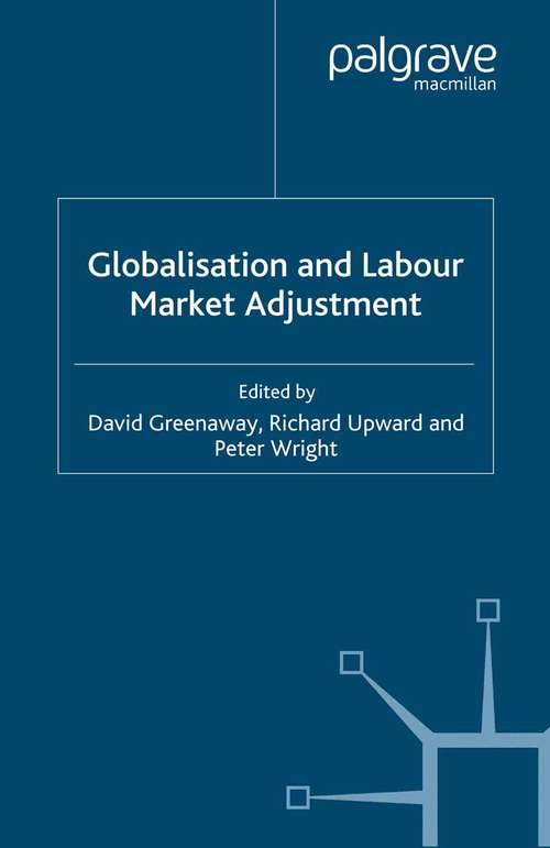Book cover of Globalisation and Labour Market Adjustment (2008)