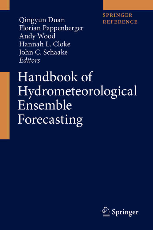 Book cover of Handbook of Hydrometeorological Ensemble Forecasting
