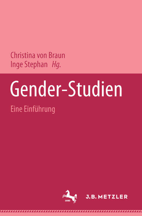 Book cover of Gender- Studien: Eine Einführung (1. Aufl. 2000)