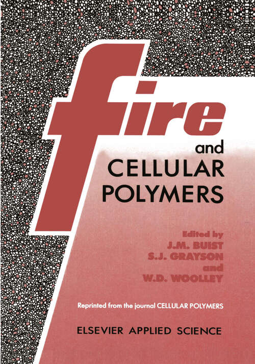 Book cover of Fire and Cellular Polymers (1986)