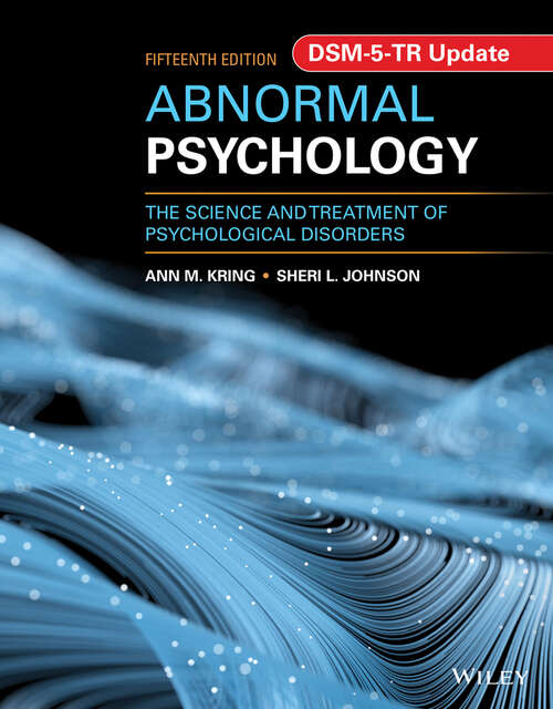 Book cover of Abnormal Psychology: The Science And The Treatement Os Psychological Disorders (12) (Wiley Plus Products Ser.)