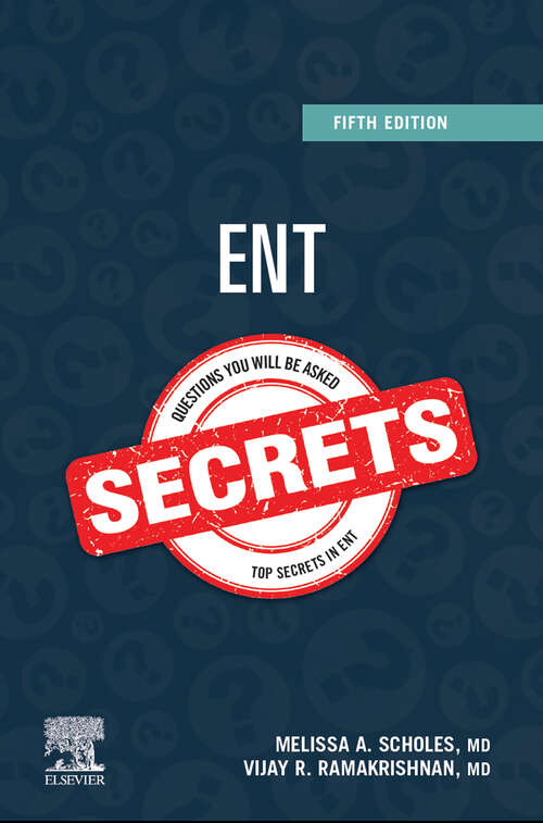 Book cover of ENT Secrets E-Book (Secrets)