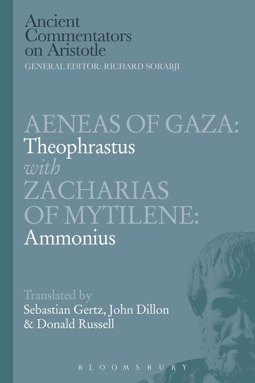 Book cover of Aeneas of Gaza: Ammonius (Ancient Commentators on Aristotle)