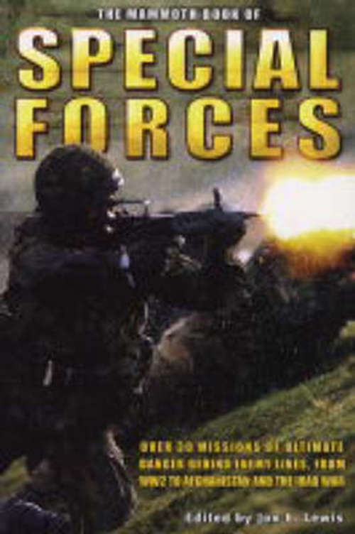 Book cover of The Mammoth Book of SAS and Special Forces (Mammoth Books)