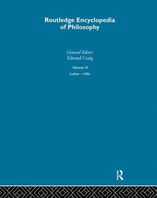 Book cover of Routledge Encyclopedia Of Philosophy Vol 6 (PDF) (400+MB)