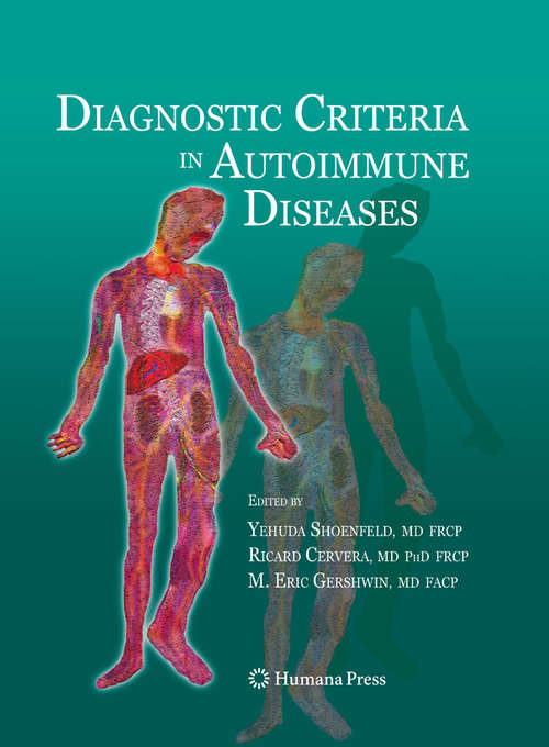 Book cover of Diagnostic Criteria in Autoimmune Diseases (2008)