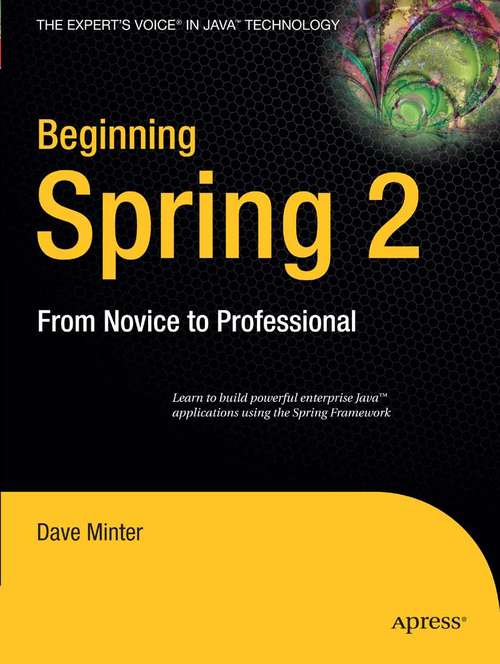 Book cover of Beginning Spring 2: From Novice to Professional (1st ed.)