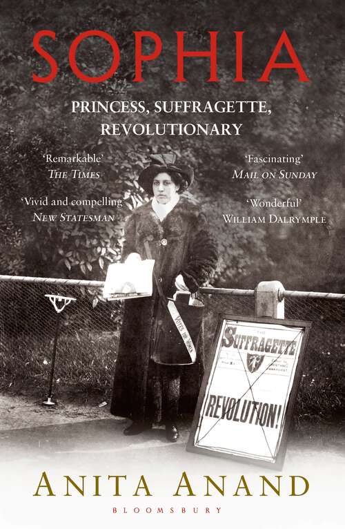 Book cover of Sophia: Princess, Suffragette, Revolutionary