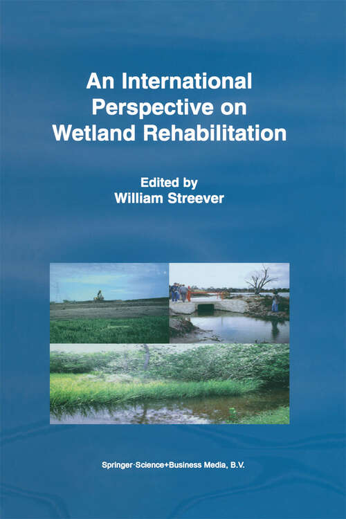 Book cover of An International Perspective on Wetland Rehabilitation (1999)