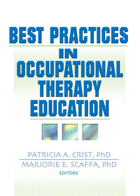 Book cover of Best Practices in Occupational Therapy Education