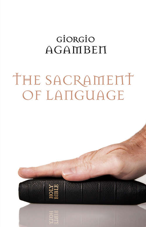 Book cover of The Sacrament of Language