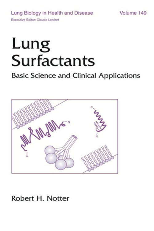 Book cover of Lung Surfactants: Basic Science and Clinical Applications
