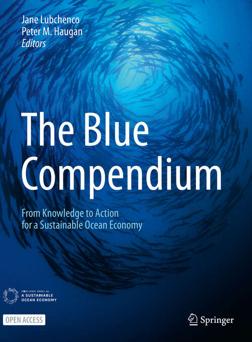 Book cover of The Blue Compendium: From Knowledge to Action for a Sustainable Ocean Economy (2023)