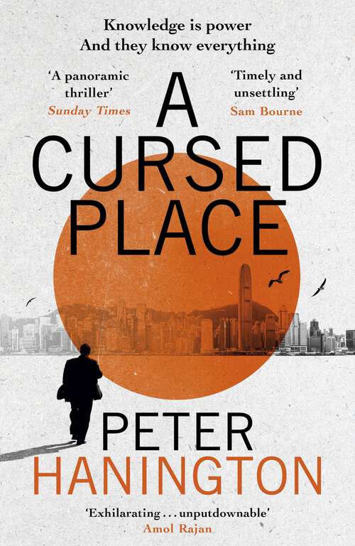 Book cover of A Cursed Place: A page-turning thriller of the dark world of cyber surveillance (William Carver Novels)