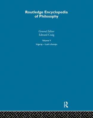 Book cover of Routledge Encyclopedia Of Philosophy Vol 5 (PDF) (400+MB)