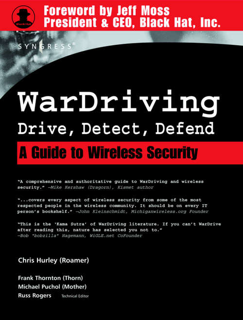 Book cover of WarDriving: A Guide to Wireless Security