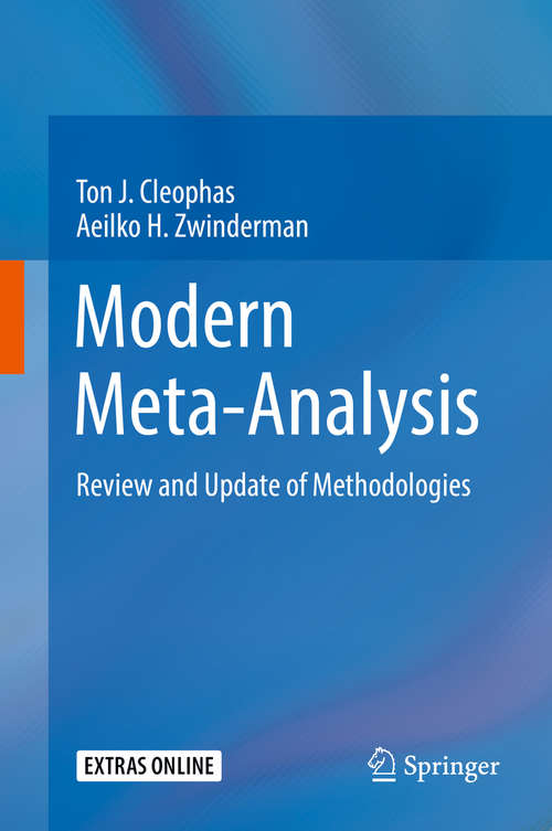 Book cover of Modern Meta-Analysis: Review and Update of Methodologies