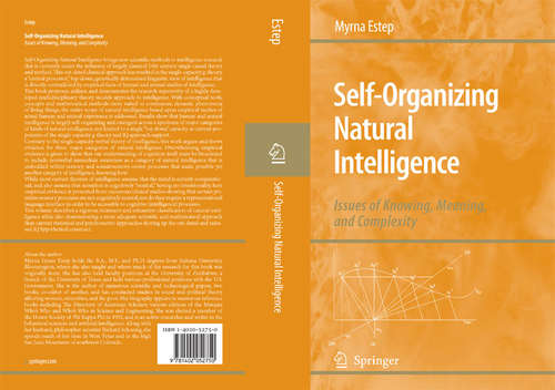 Book cover of Self-Organizing Natural Intelligence: Issues of Knowing, Meaning, and Complexity (2006)