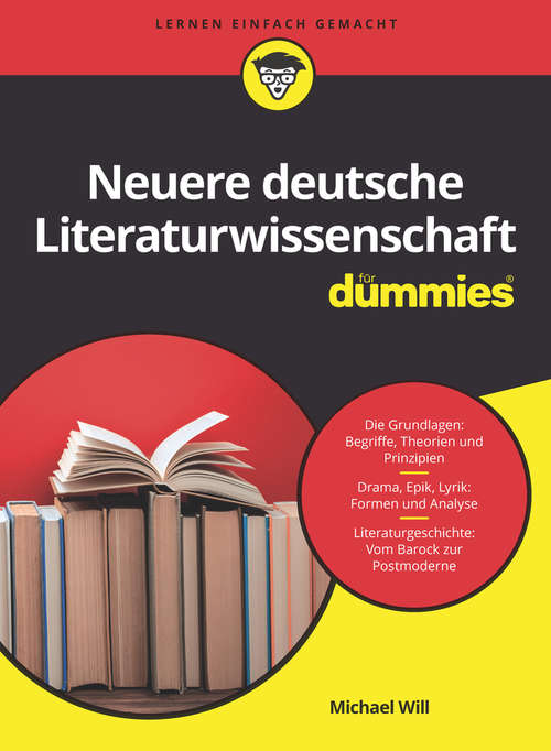 Book cover of Neuere Deutsche Literaturwissenschaft für Dummies (Für Dummies)