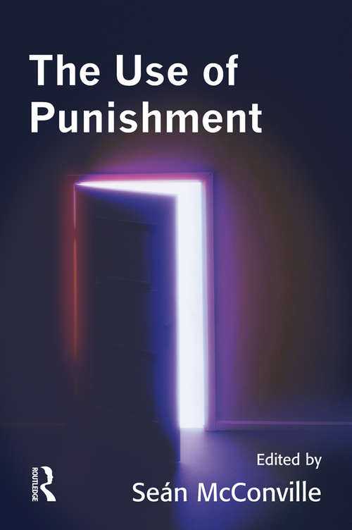 Book cover of The Use of Punishment