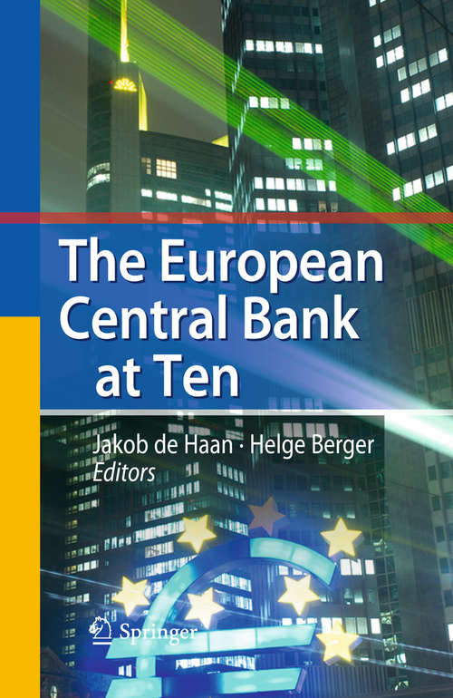 Book cover of The European Central Bank at Ten (2010)