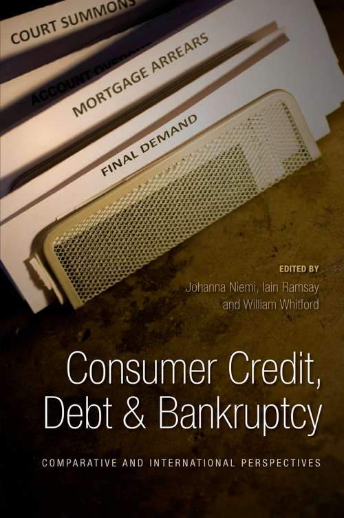 Book cover of Consumer Credit, Debt and Bankruptcy: Comparative and International Perspectives