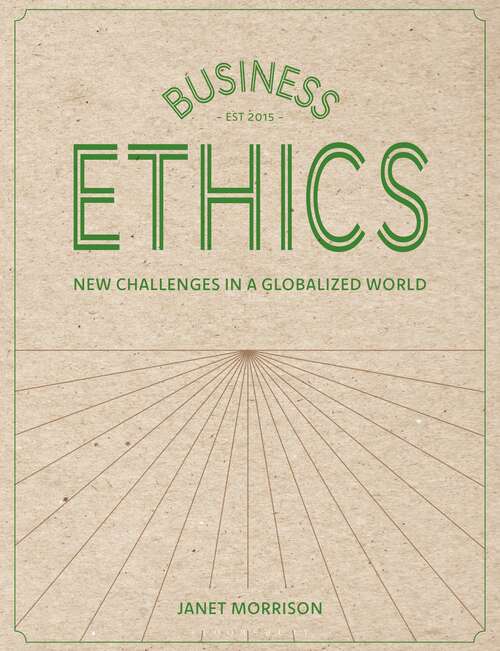 Book cover of Business Ethics: New Challenges in a Globalised World (1st ed. 2014)