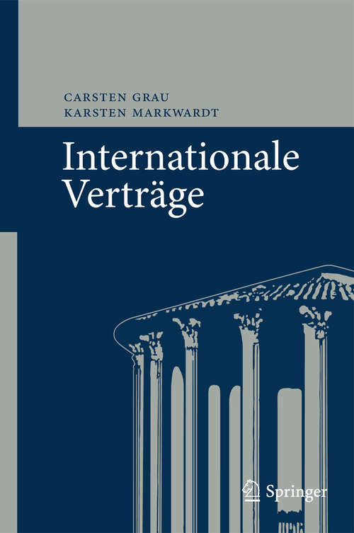 Book cover of Internationale Verträge (2011)