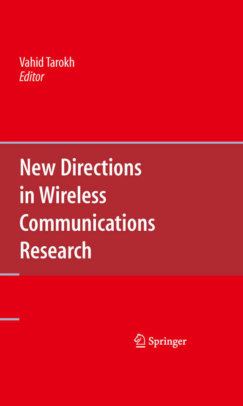 Book cover of New Directions in Wireless Communications Research (2009)