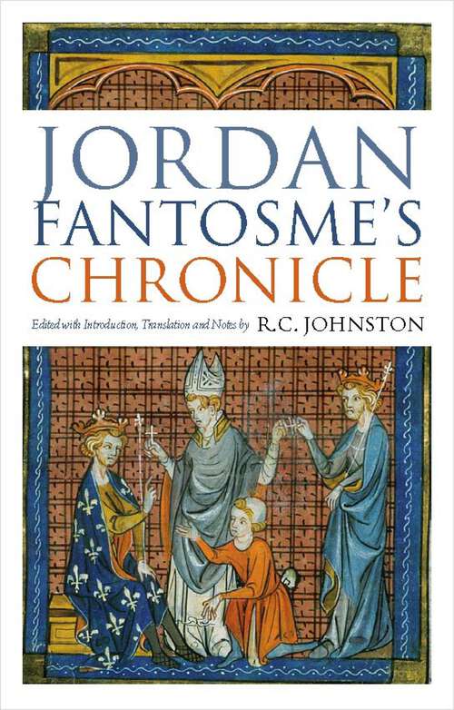 Book cover of Jordan Fantosme's Chronicle