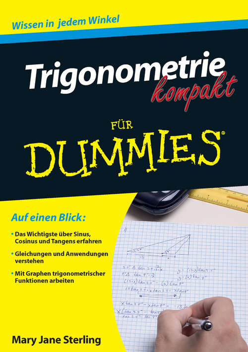 Book cover of Trigonometrie kompakt für Dummies (Für Dummies)