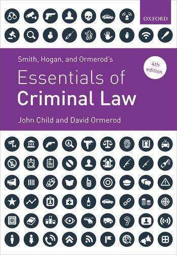 Book cover of Smith, Hogan, And Ormerod's Essentials Of Criminal Law (4)
